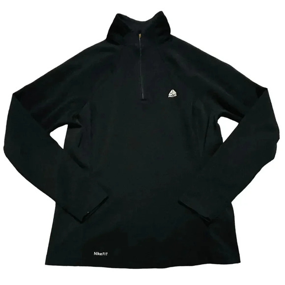 Nike Fit 3-Quarter Zip Long Sleeve Women Top SZ Small Causal Streetwear Athletic - Picture 1 of 6